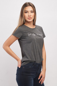 Timeout - Tricou cu maneca scurta dama cu mesaj text motivational