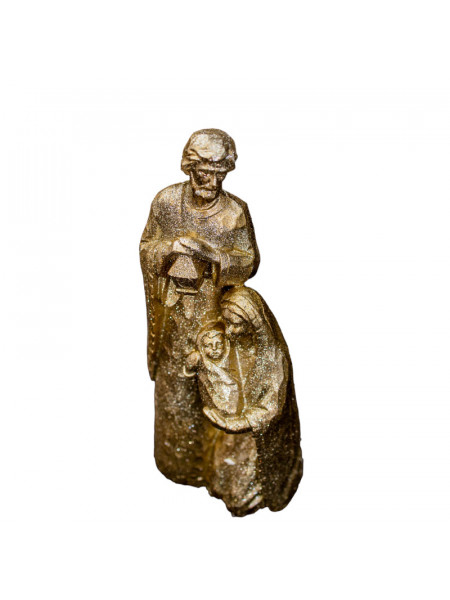 Statueta Sfanta Familie Model Auriu Satinat