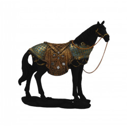 Statueta Cal Negru din Rasina