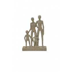 Statueta Familie Cu Doi Copii