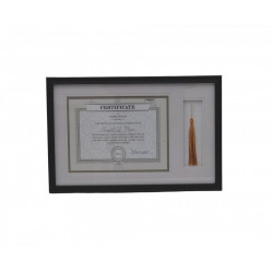 Tablou Rama Neagra Pentru Diploma, Certificat, Fotografie A4 De Perete