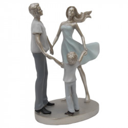 Statueta Familia Fericita In Cerc