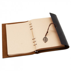 Agenda Retro Cu Snur Maro Inchis