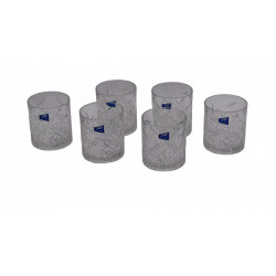 Set 6 Pahare Wisky Din Sticla Transparenta In Cutie Eleganta