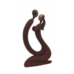 Statueta Cuplu Indragostiti Bordo