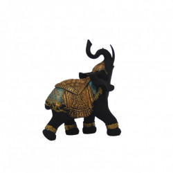 Statueta Elefant Negru Mijlociu