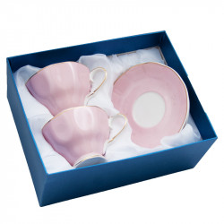 Set 2 Cani Cu Farfurioare Roz
