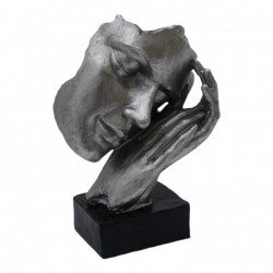Statueta Masca Argintie