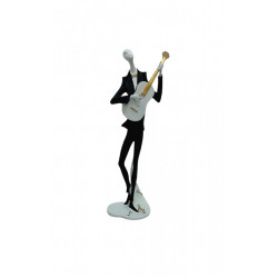 Statueta Muzicant Alb Chitara