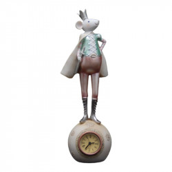 Statueta Figurina Rege Soricel Cu Ceas