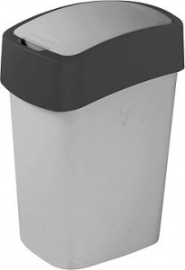 Kanta za smeće 25L siva - metalik Pacific Curver
