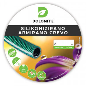 Baštensko armirano silikonizirano pvc crevo 1" 50M - Dolomite