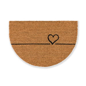 Otirač Coco Design Heart 40x60cm - polukružni