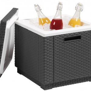 Tabure frigo Ice cube - Grafit/Siva