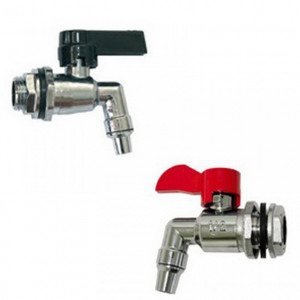 Slavina metalna za inox burad 1"
