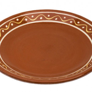 Tanjir plitki 18 cm Braon dizajn