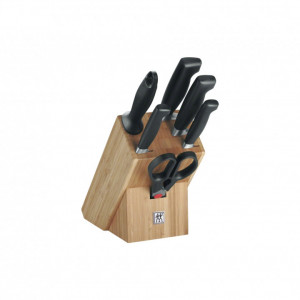 Zwilling set noževa, Blok 7/1 Four Star - sa makazama