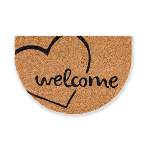 Otirač Coco Design Welcome Heart 40x60cm - polukružni