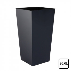 Saksije za cveće URBI SQUARE 40x40x75cm antracit sa uloškom