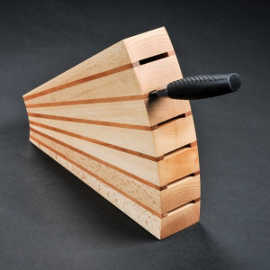 Blok za noževe - Lipa/bukva 270x220x65 mm