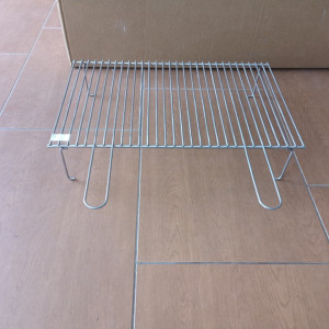 Roštilj žica sa nogicama 63x40 cm INOX