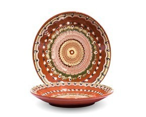 Tanjir plitki 25cm, Trojan dizajn Tamna