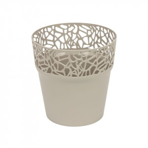 Saksije za cveće NATURO 18x18cm moka bez uloška
