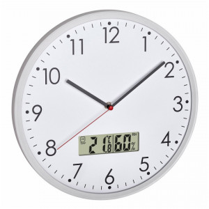 Analogni zidni sat sa digitalnim termometrom 30cm TFA