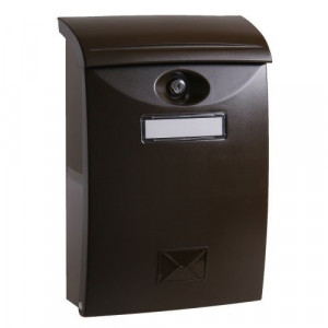Poštansko sanduče PVC braon boje 24x11x35cm Levior