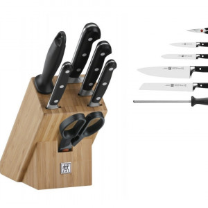 Zwilling set noževa + Blok 7/1 PROFESSIONAL S - sa makazama