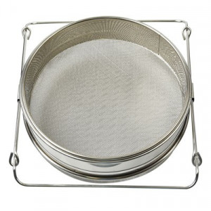 Cediljka za med sa držačima h45mm Inox