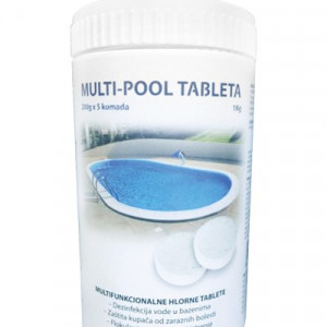 MULTIPOOL 1kg (200g tableta) - hlorne tablete za velike bazene