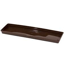 Podmetač za saksiju UNIVERSA 47x15x25cm braon