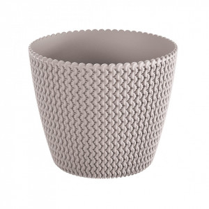 Saksija za cveće SPLOFY 13x11cm moka bez uloška