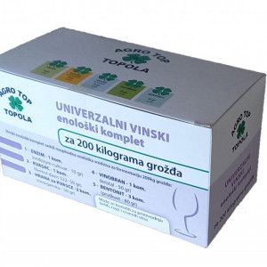 Univerzalni komplet za proizvodnju vina za 200kg voća
