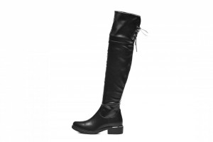 Ženske čizme-LX352378BLK-PU