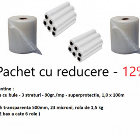 Pachet Stretch Economic contine 400 mp bule + 12 strech