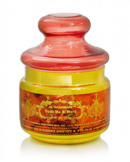 Al Haramain Oudh Ma Al Ward 50g - Lemn aromat