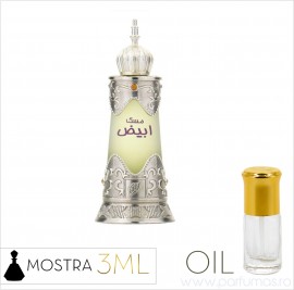 Afnan Musk Abiyad 3ml - Esenta de Parfum