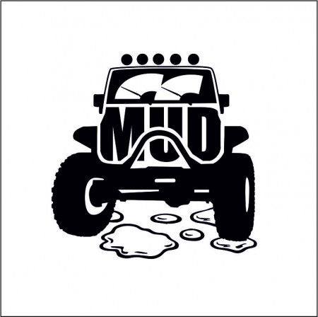 Sticker Abtibild autocolant OFFROAD MUD