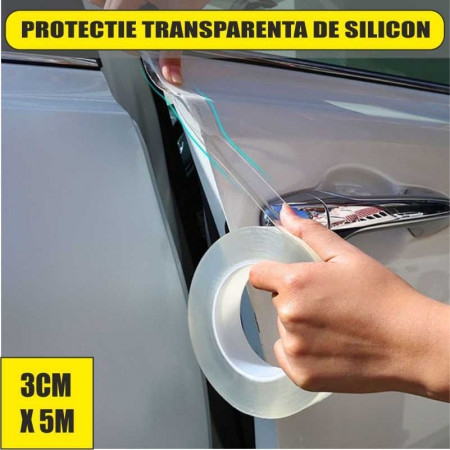 Folie protectie nano transparenta 3cm x 5m