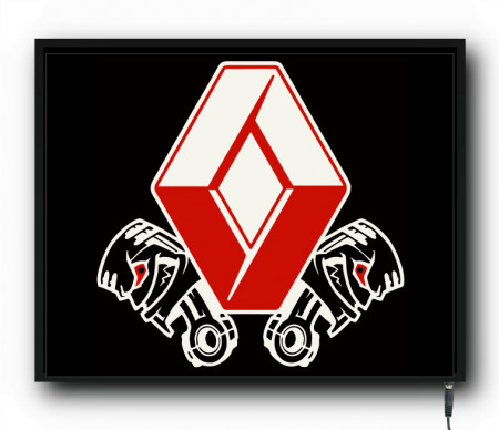 Placa led luminoasa interior camion tip tablou Renault 1