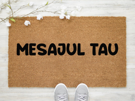Pres intrare personalizat 40x60 cm cu Mesajul tau