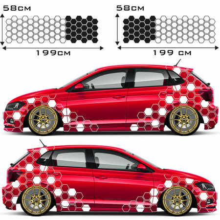 Set Stickere Camuflaj Abstract sd6