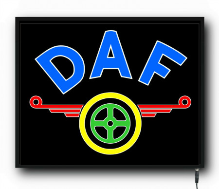 Placa led luminoasa interior camion tip tablou Daf 2