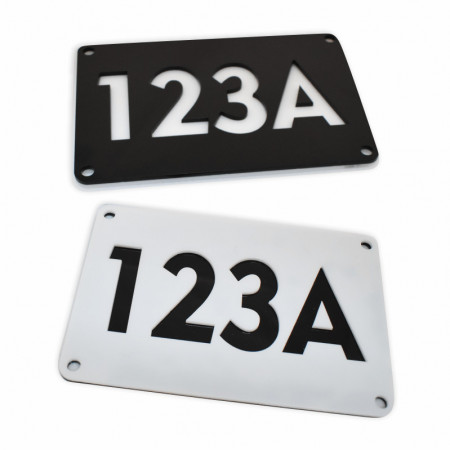 Placa personalizata cu numarul pentru casa 3D LUX