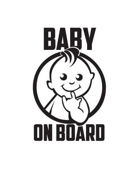 Stiker Abtibild autocolant *BABY ON BOARD* 2