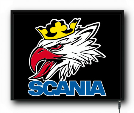 Placa led luminoasa interior camion tip tablou Scania 4