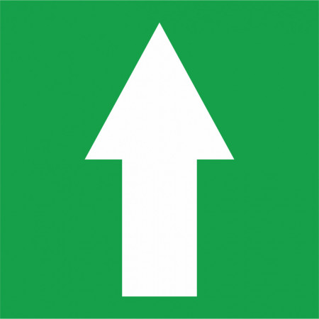 Semn indicator, (sageata sus), Autocolant sau PVC