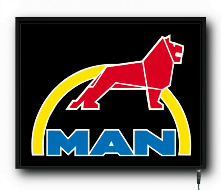 Placa led luminoasa interior camion tip tablou MAN